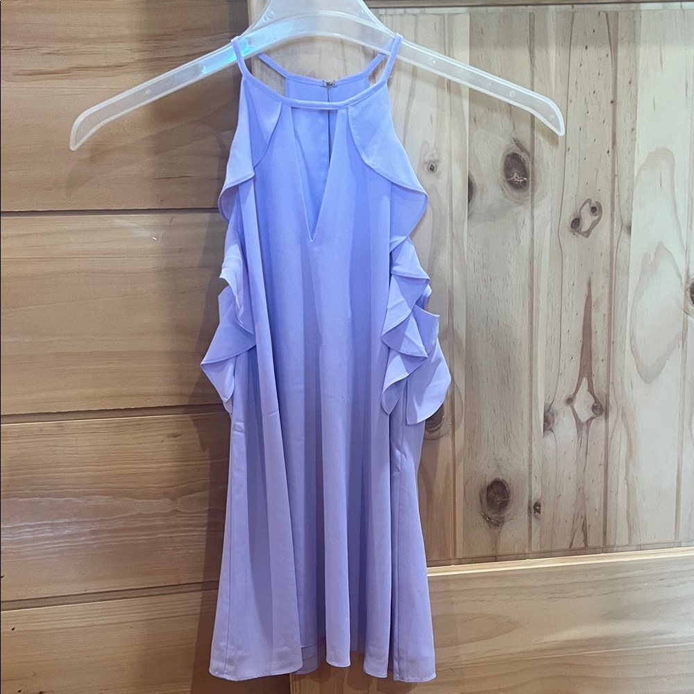 Lilly Pulitzer Lavender Ruffle Tank Top